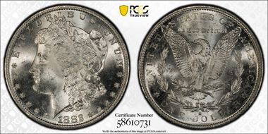 1882-S $1 MS65