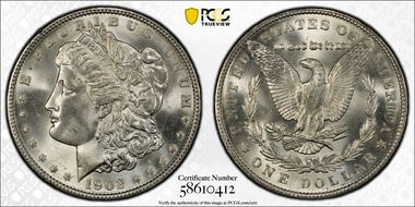 1902 $1 MS67