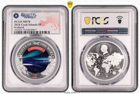 2024 $5 Svalbard Beauty of the World MS70