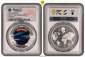 2024 $5 Svalbard Beauty of the World MS70