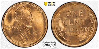 1912 1C MS66RD