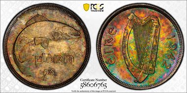 1942 Florin MS64