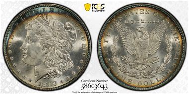 1883 $1 MS66
