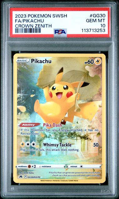 2023 Pokemon #GG30 Fa/Pikachu front
