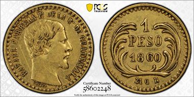 1860-R Peso XF45
