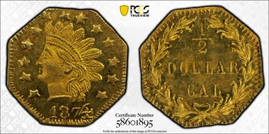 1874/3 G50C BG-945 MS64