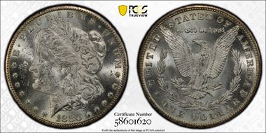 1880-CC $1 VAM 5 8/7 High 7 MS61