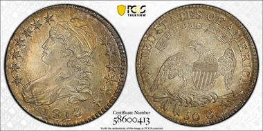 1813 50C O-107a MS65