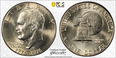 1976-D $1 Type 2 MS66