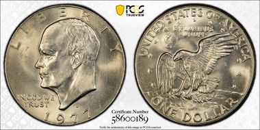 1977-D $1 MS66