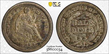 1853 H10C No Arrows VF30