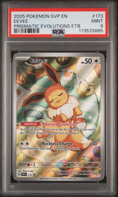 Pokemon Prismatic Evolutions Etb Eevee front