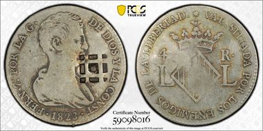 (1841) 2 R C/M on Valencia (2R) 4R de Vellon KM-11 F12