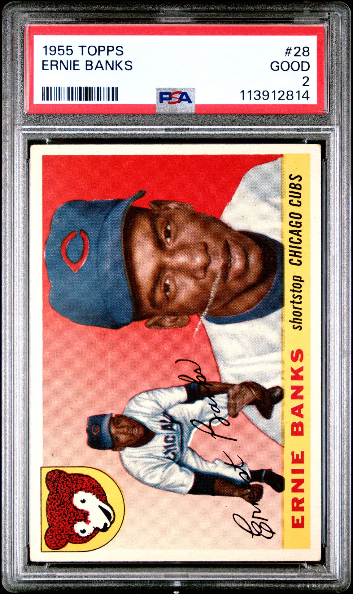 1955 Topps Ernie Banks #28 Good 2 front