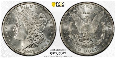 1903 $1 MS66
