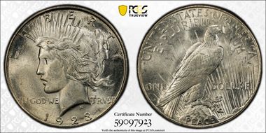 1923-S $1 MS64
