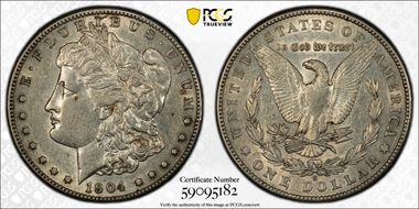 1904-S $1 AU50