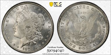 1878 8TF $1 MS64