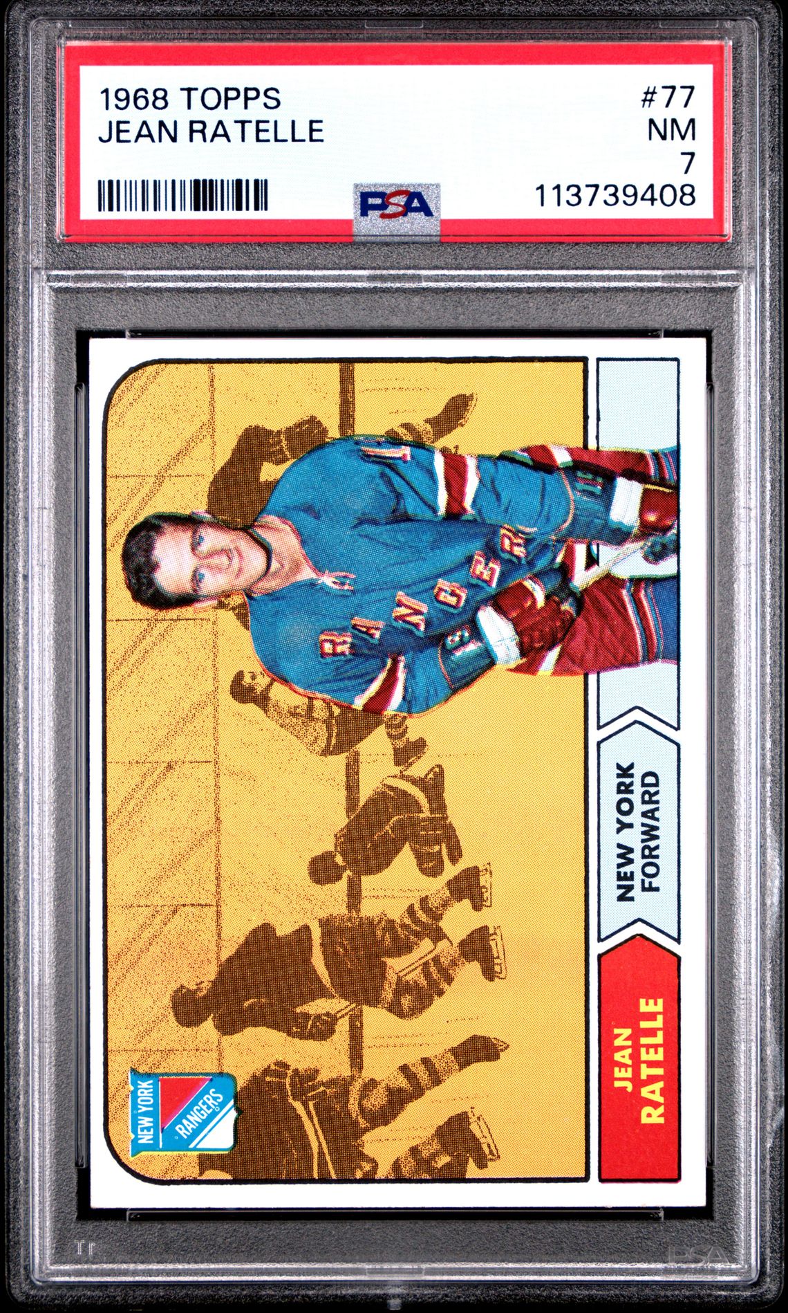 1968 Topps TOPPS #77 Jean Ratelle front