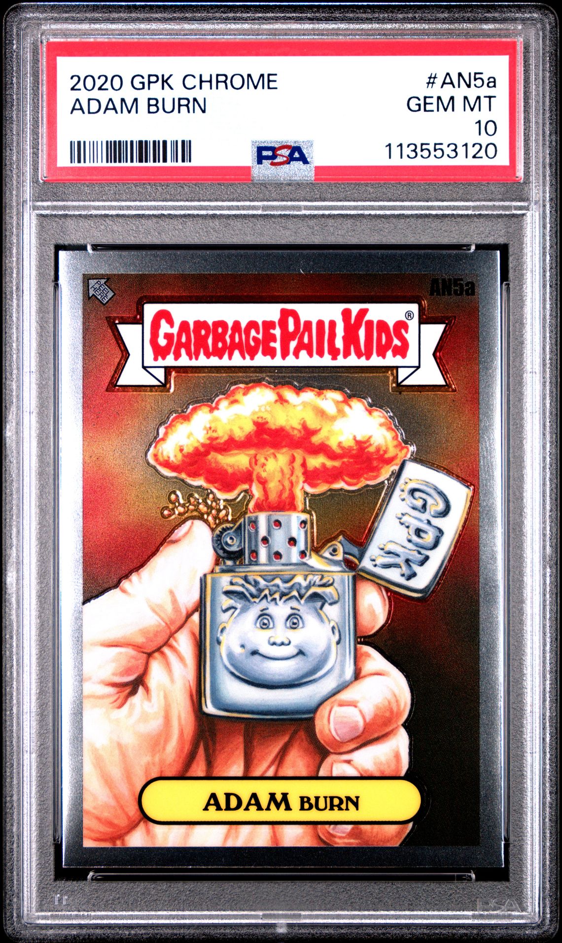 2020 Topps GARBAGE PAIL KIDS CHROME #AN5A Adam Burn front