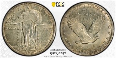 1926-S 25C AU58