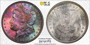1887 $1 MS64+