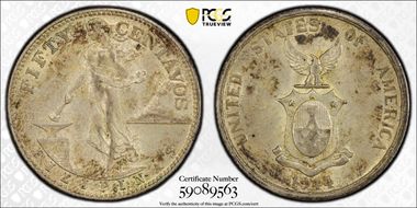 1944-S 50C KM-183  Ag AU58