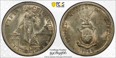 1944-S 50C KM-183  Ag MS62