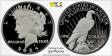 2024-S $1 Peace Dollar PR70DCAM