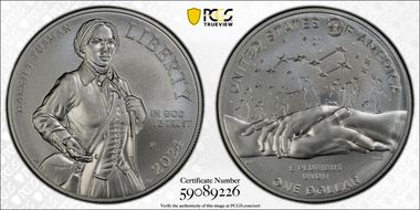 2024-P $1 Harriet Tubman MS70