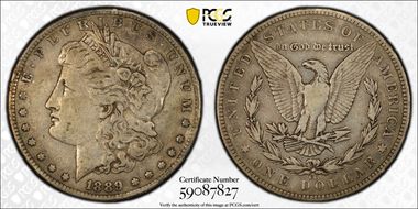 1889-CC $1 VF25