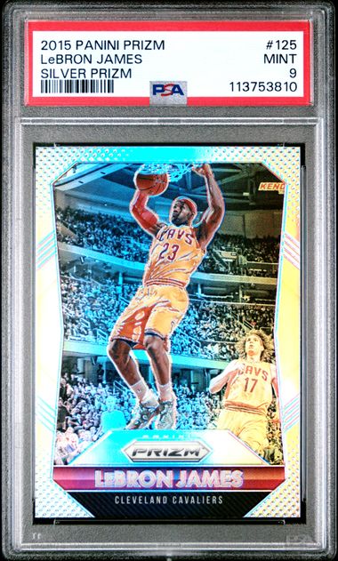 2015 Panini Prizm Silver #125 LeBron James front