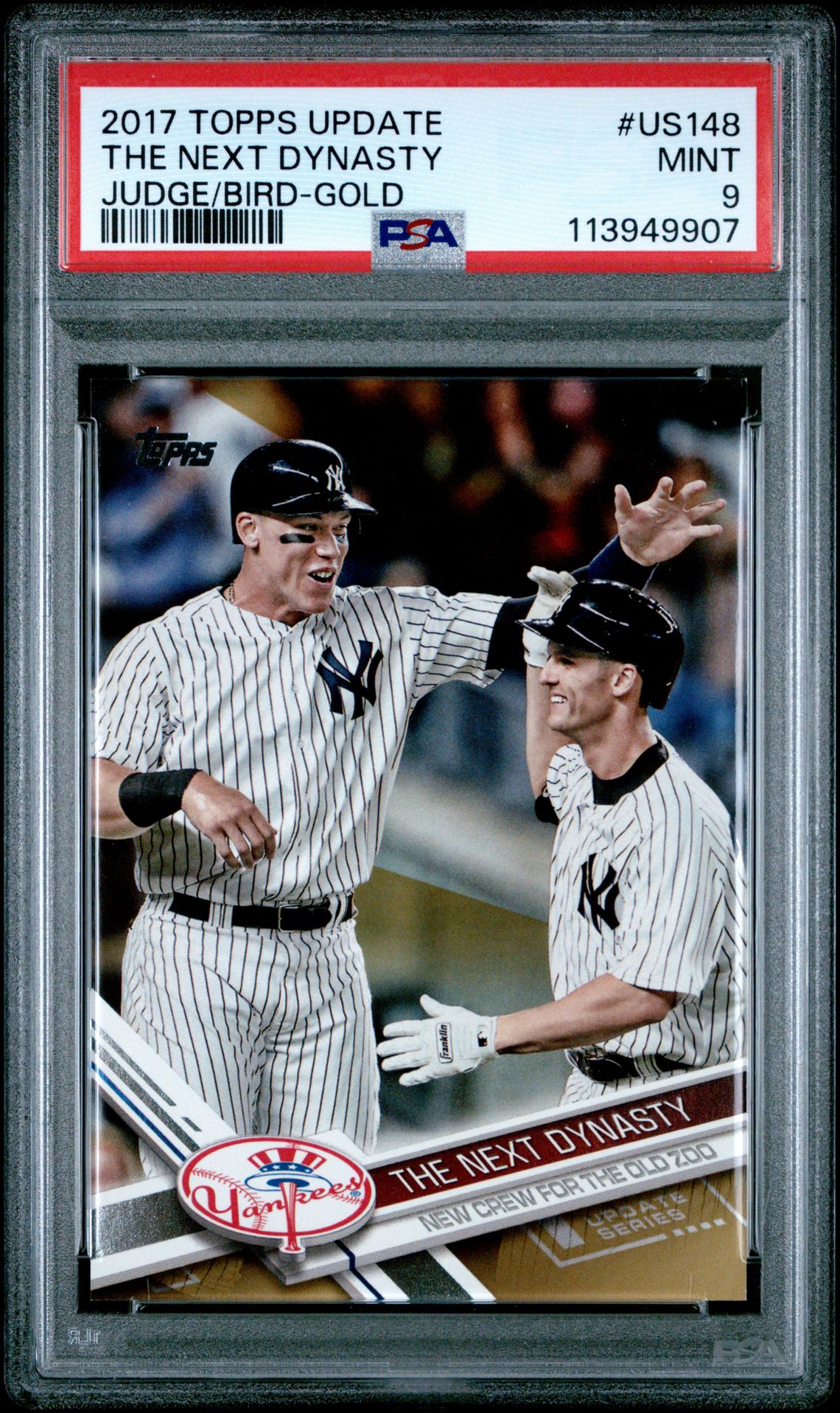 2017 Topps Update TOPPS UPDATE JUDGE/BIRD-GOLD #US148 The Next Dynasty front