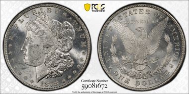 1878 8TF $1 MS63