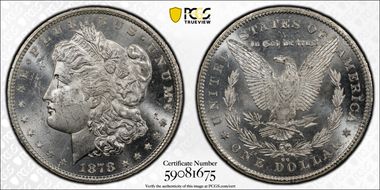 1878-CC $1 MS63