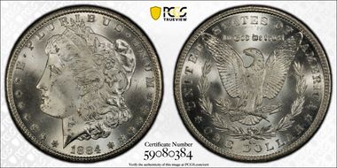 1884-CC $1 MS66
