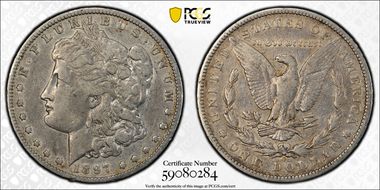 1897-O $1 VF20