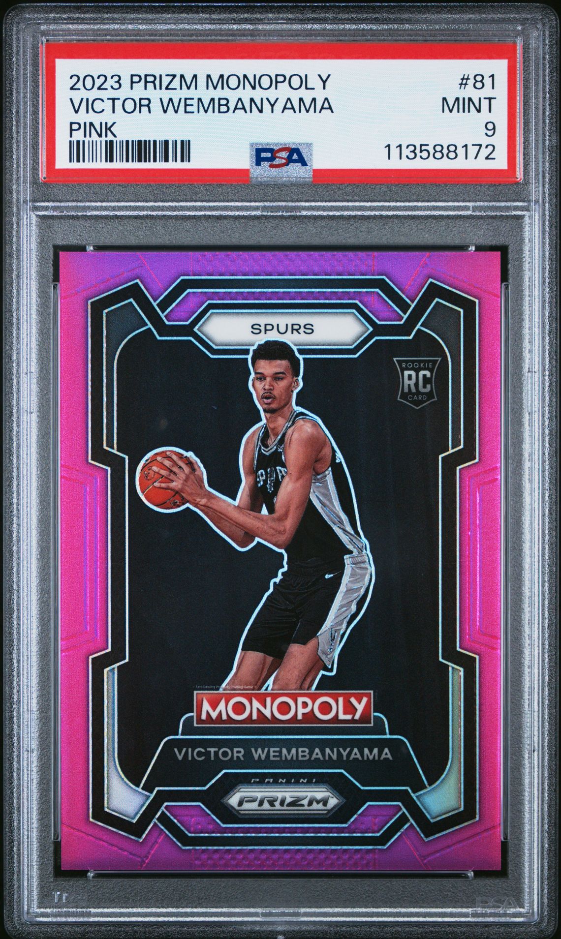 2023 Panini Prizm Monopoly Base #81 Victor Wembanyama front