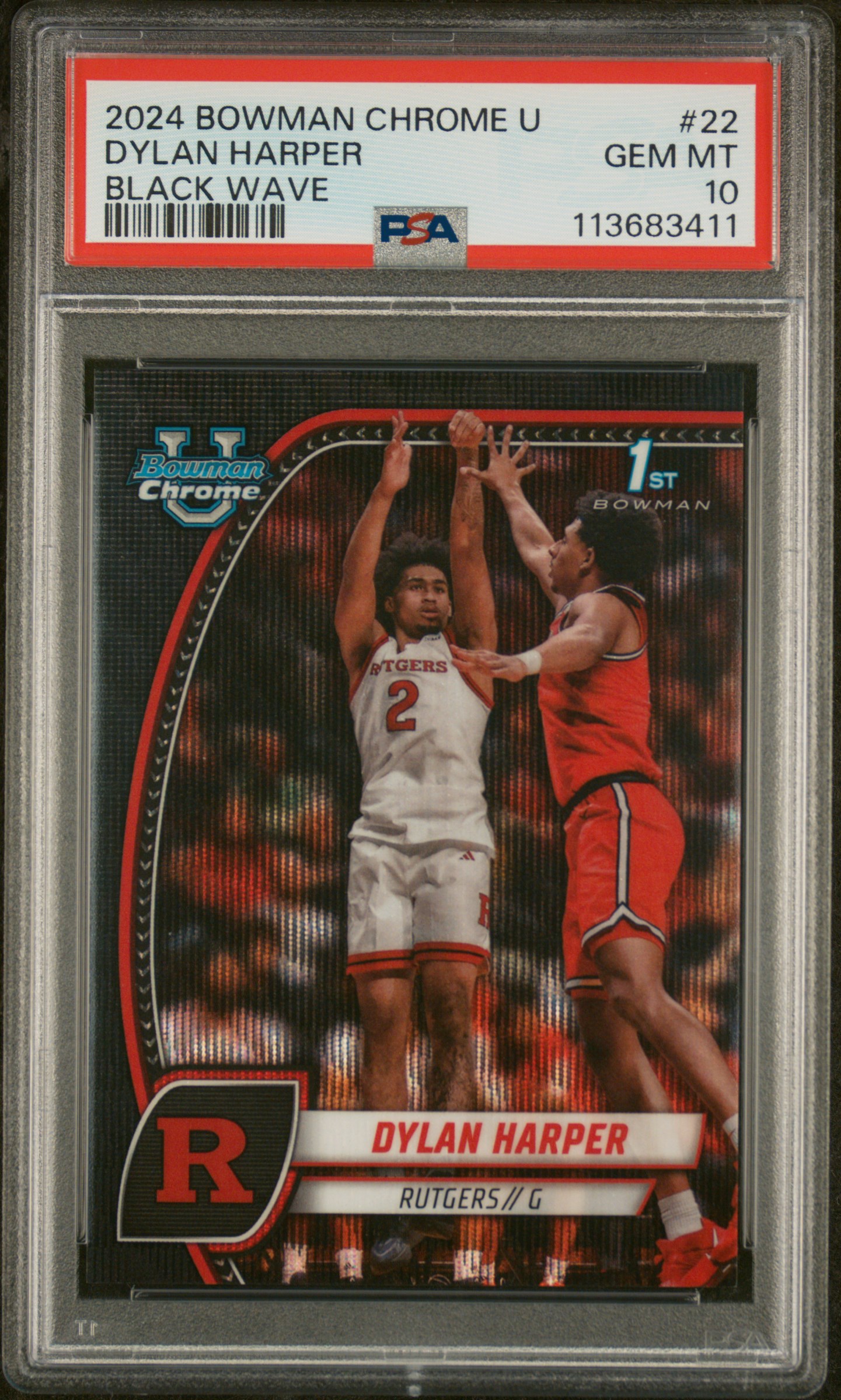 2024 #22 Dylan Harper PSA 10 Bowman Chrome University