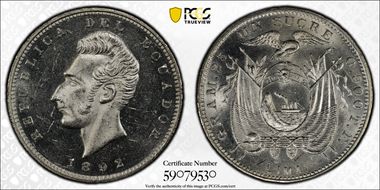 1892 TF Sucre Lima MS61