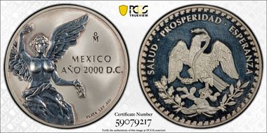 2000-Mo Medal Turn of the Millennium Ag SP63