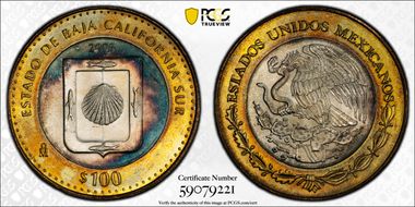 2005-Mo 100 P Baja California Sur MS65