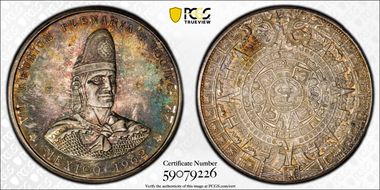 1962-Mo Medal 7th Plenary Meeting Ag MS63