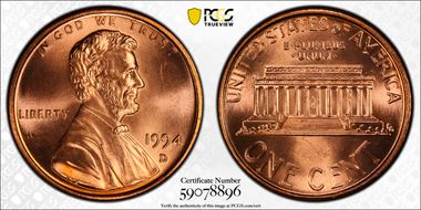 1994-D 1C MS68RD