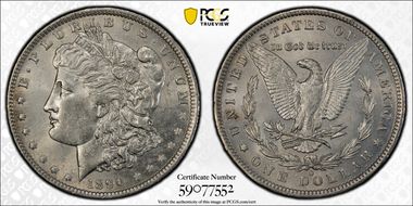 1890-O $1 MS61
