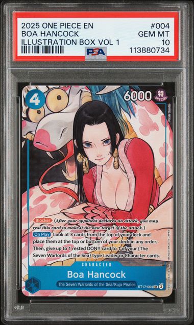 2025 One Piece Illustration Box Vol 1 #004 Boa Hancock front