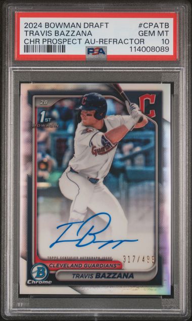 2024 Bowman Bowman Draft Refractor Travis Bazzana front