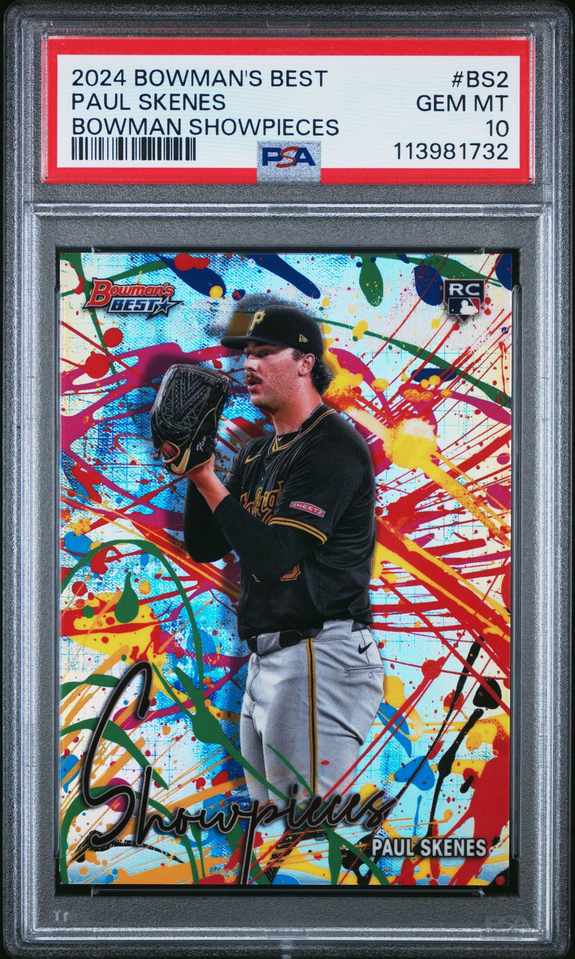 2024 Bowman BOWMAN'S BEST BOWMAN SHOWPIECES #BS2 Paul Skenes front