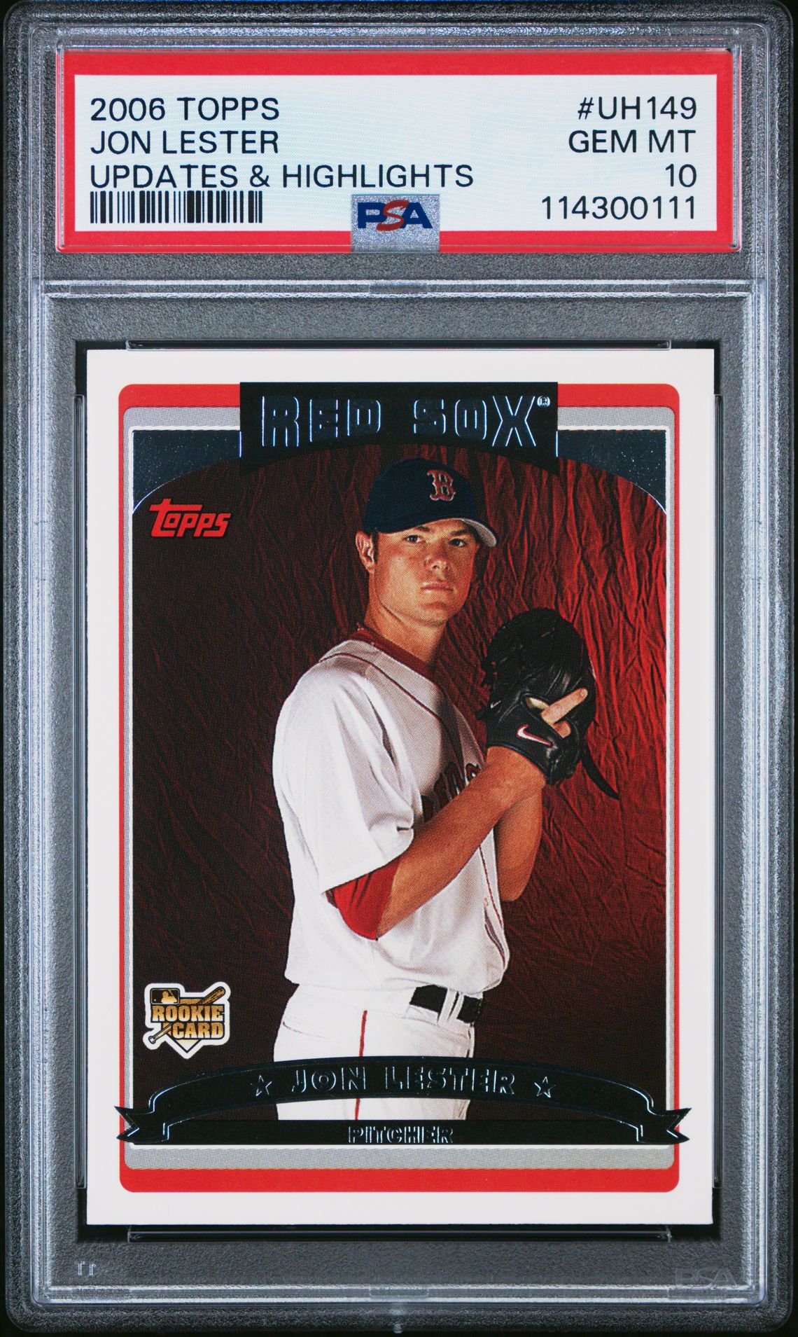 2006 Topps Topps Update #UH149 Jon Lester front