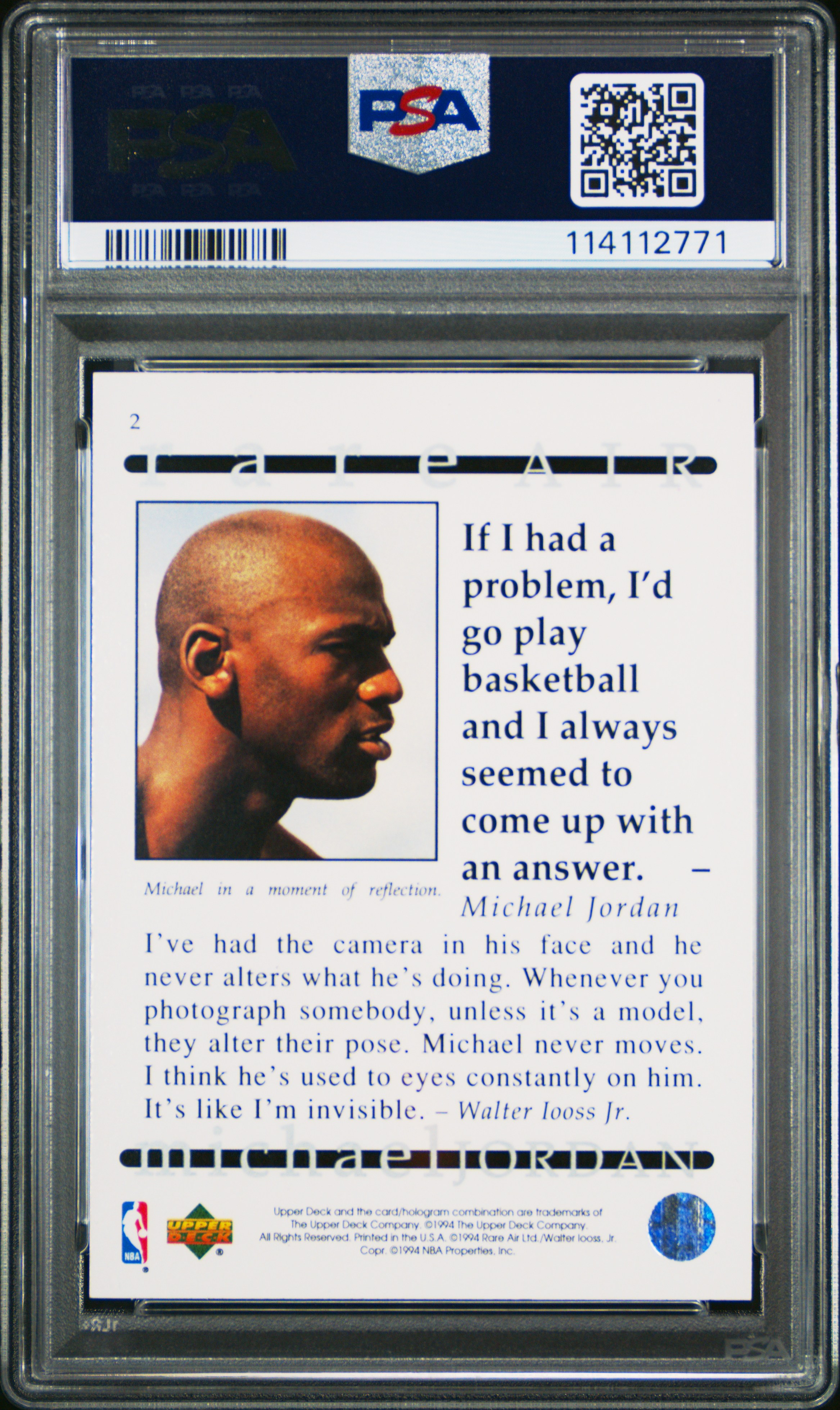 Sports_cards.phd's 1994 Upper Deck Mj Rare Air Michael